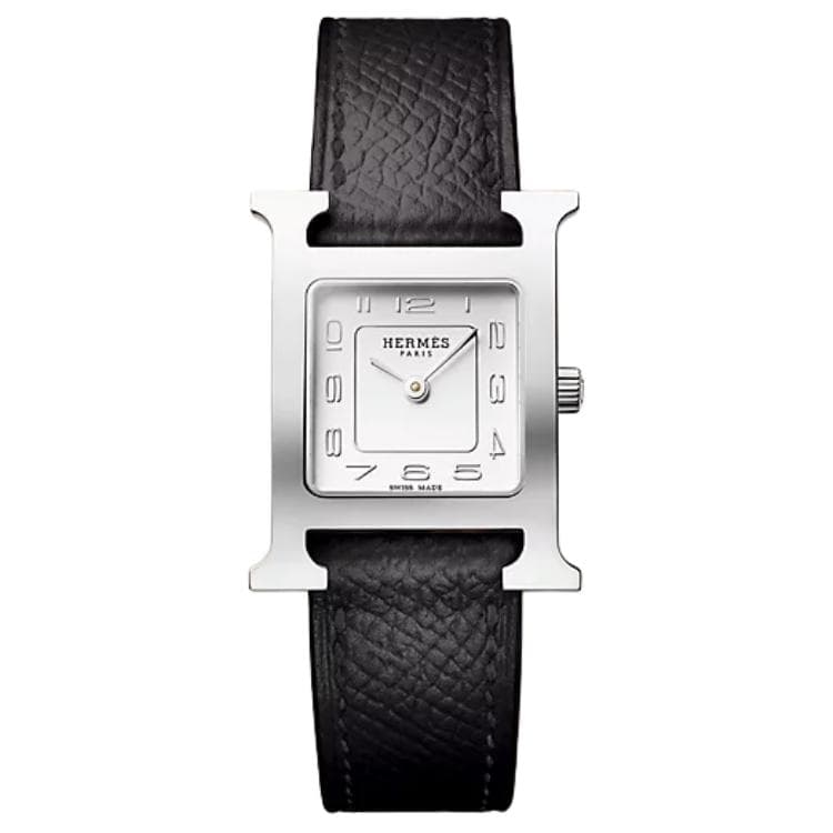 Механические часы Hermes Quartz Watch 25x21mm White Dial - изображение 1
