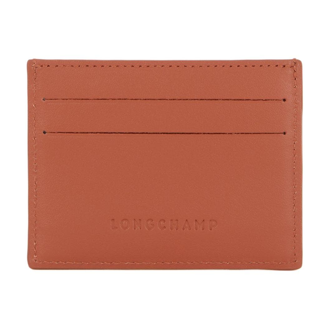 Картхолдер LONGCHAMP Le Roseau Коровья кожа Картхолдер Женские Красно-коричневый - изображение 2
