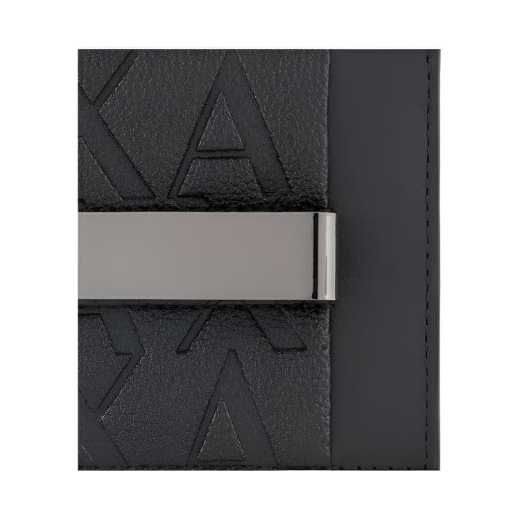 Картхолдер ARMANI EXCHANGEAE Полиэстеровый волокнистый кошелек Мужской Черный - изображение 5