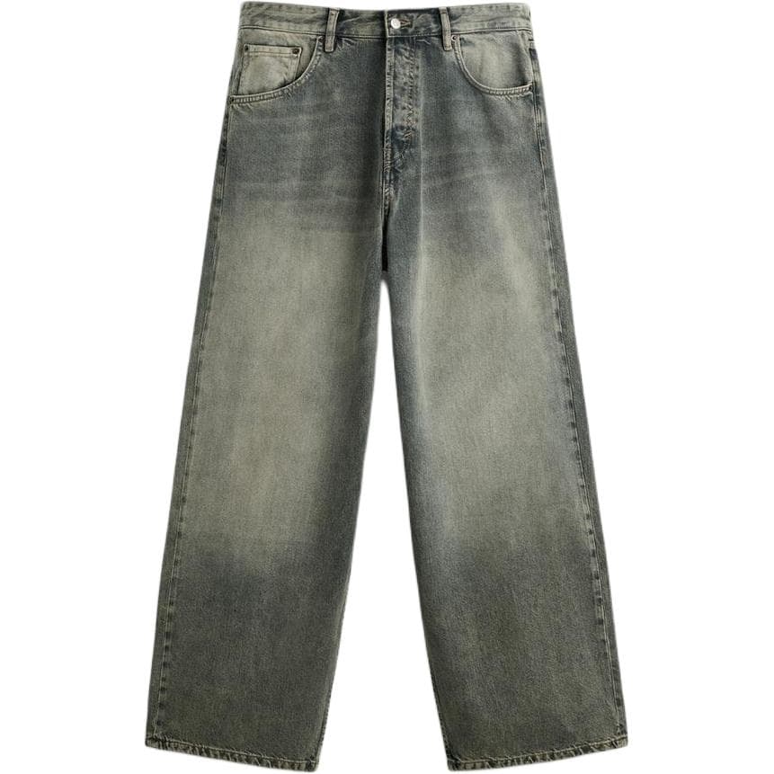 Штаны ZARA Blue Green Men's Jeans ZARA Синие Зеленые Мужские Джинсы - изображение 1