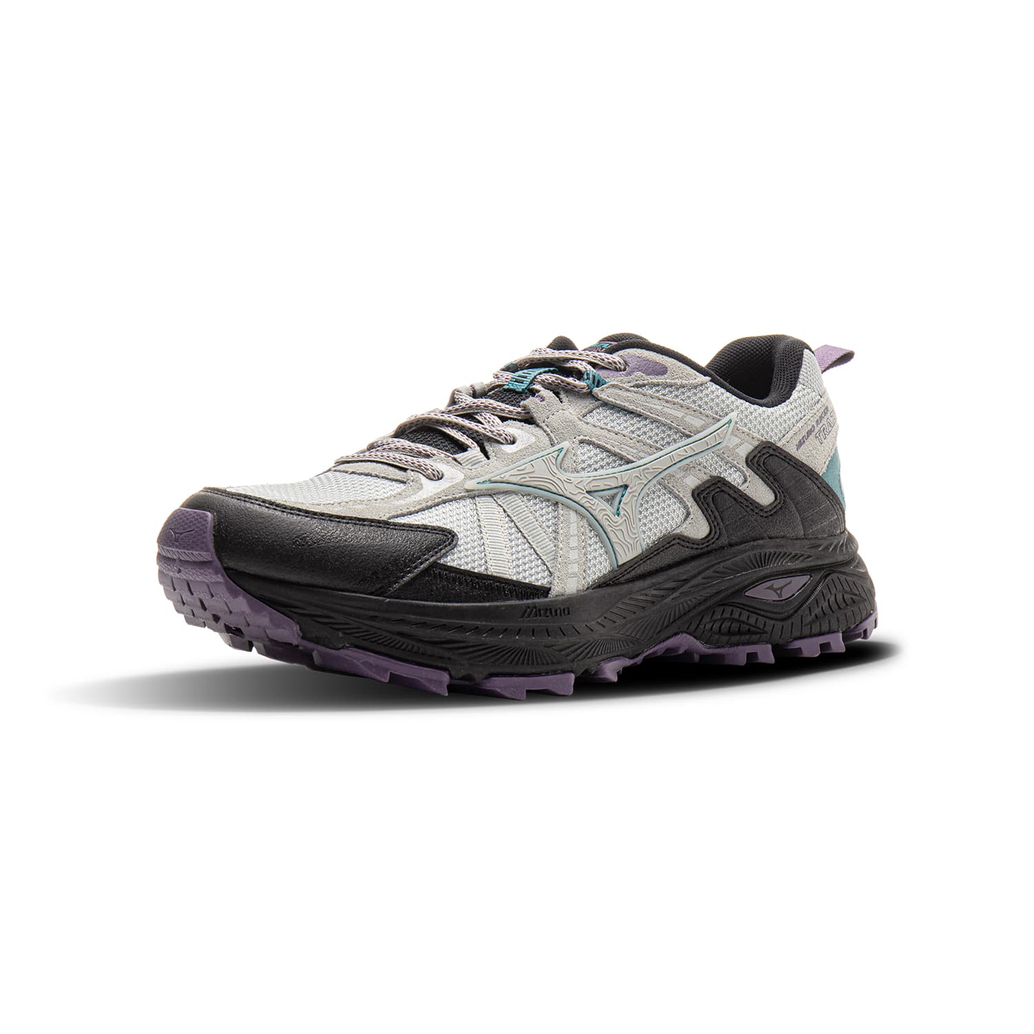 Кроссовки для бега Mizuno Racer Trail Классические Низкие Кроссовки для Бега Унисекс Арктический Серый - изображение 2