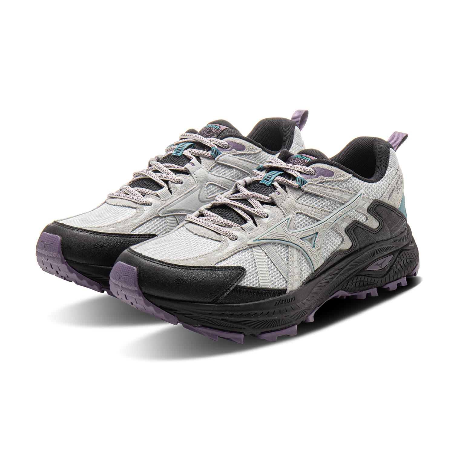 Кроссовки для бега Mizuno Racer Trail Классические Низкие Кроссовки для Бега Унисекс Арктический Серый - изображение 5