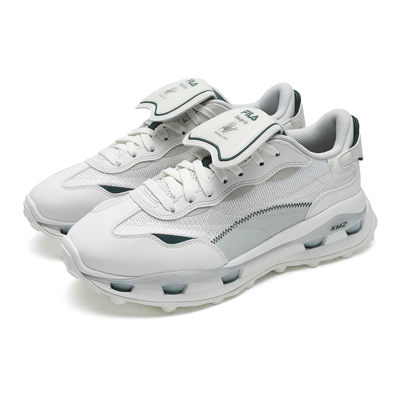 Кроссовки FILA KM2 Low Топ Повседневная обувь Мужская Белая Серая - изображение 3