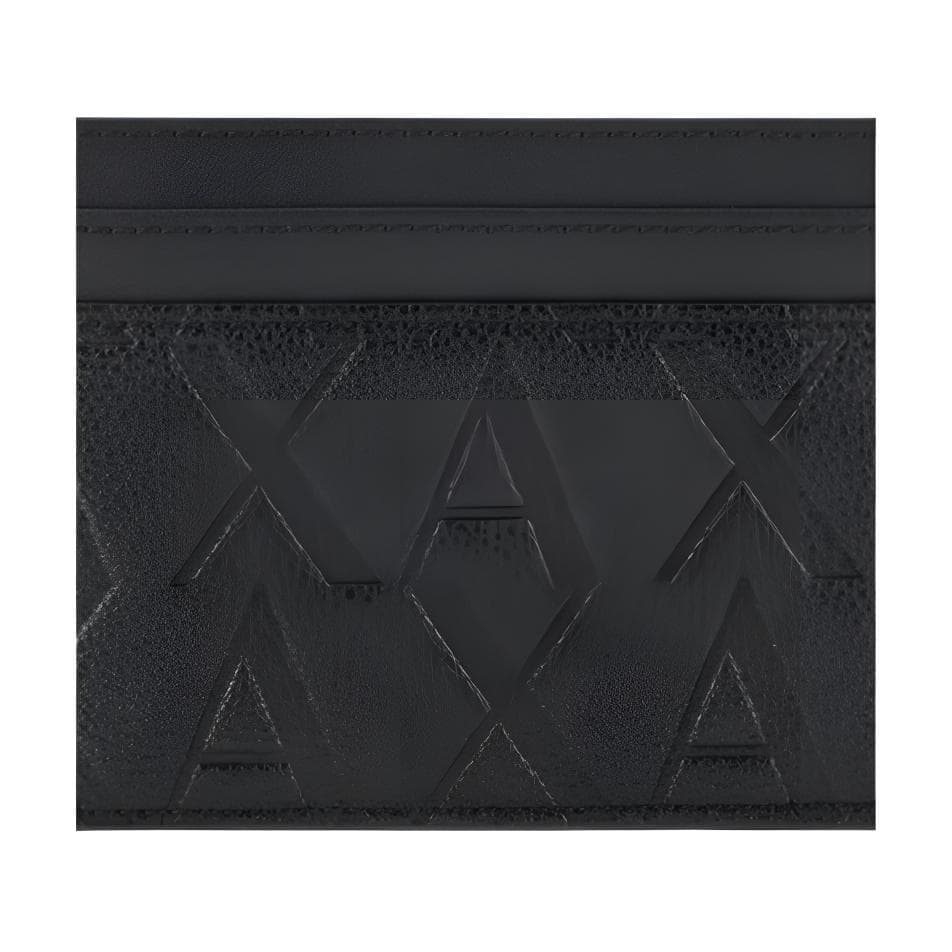 Картхолдер ARMANI EXCHANGEAE Полиэстеровый волокнистый кошелек Мужской Черный - изображение 4
