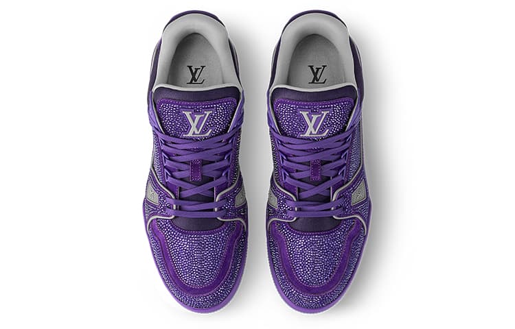 Кроссовки LOUIS VUITTON Trainer Low Purple - изображение 3
