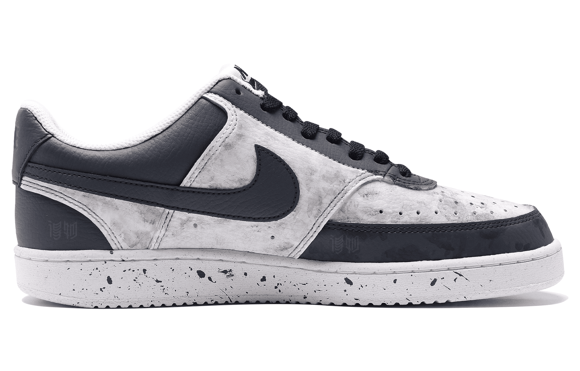 Кроссовки Nike Court Vision 1 Low Black White - изображение 2
