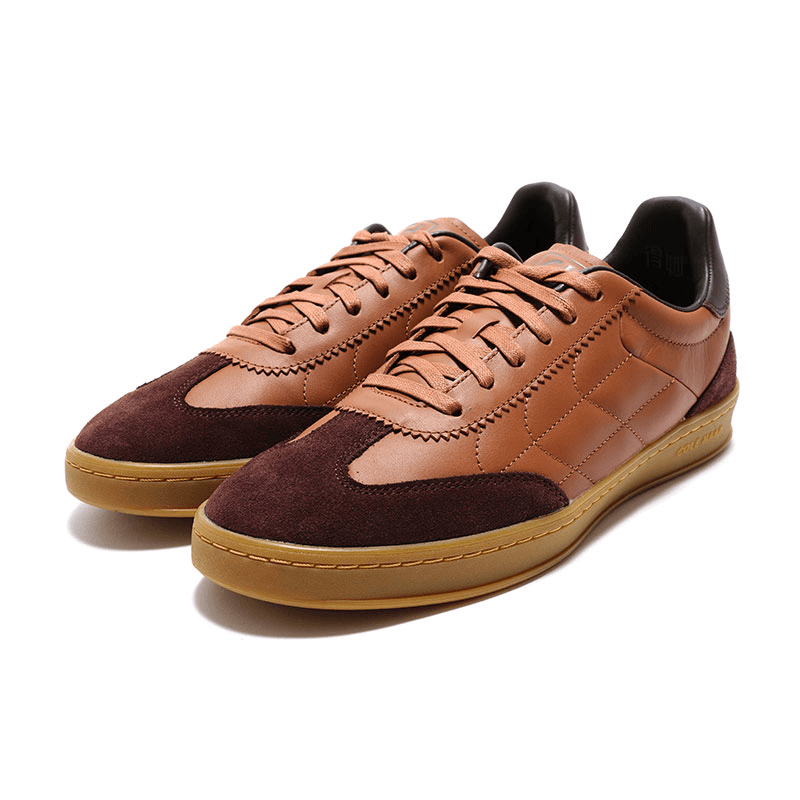 Кроссовки Cole Haan Leather Low Top Sneakers Brown - изображение 2