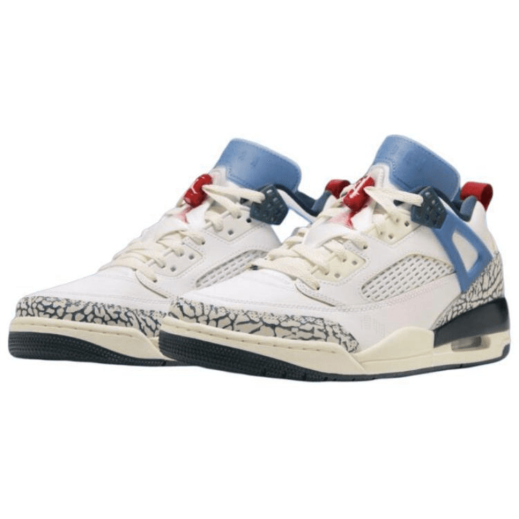 Ретро баскетбольные кроссовки Jordan Spizike Low White - изображение 3