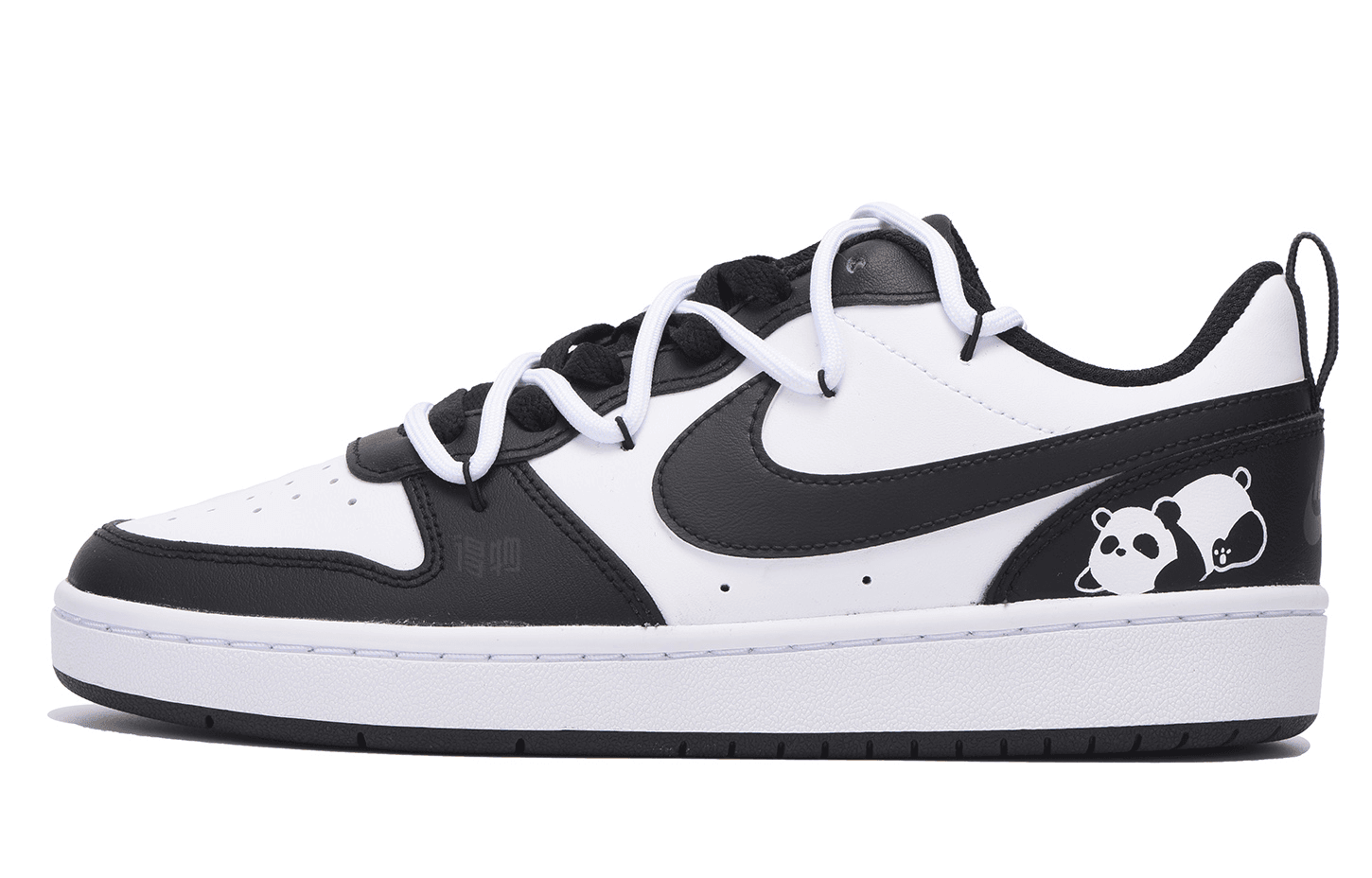 Кроссовки Nike Court Borough Low GS Black White - изображение 2
