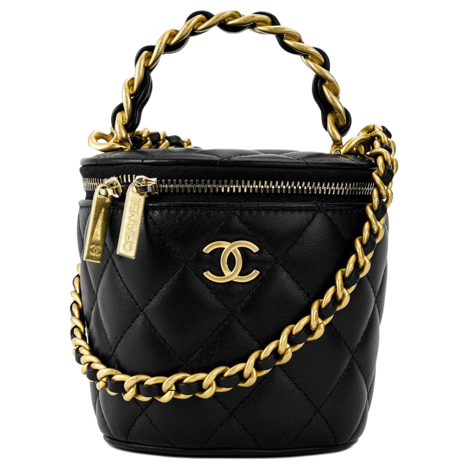 Сумка CHANEL Bucket Bag Small Leather Handle - изображение 2