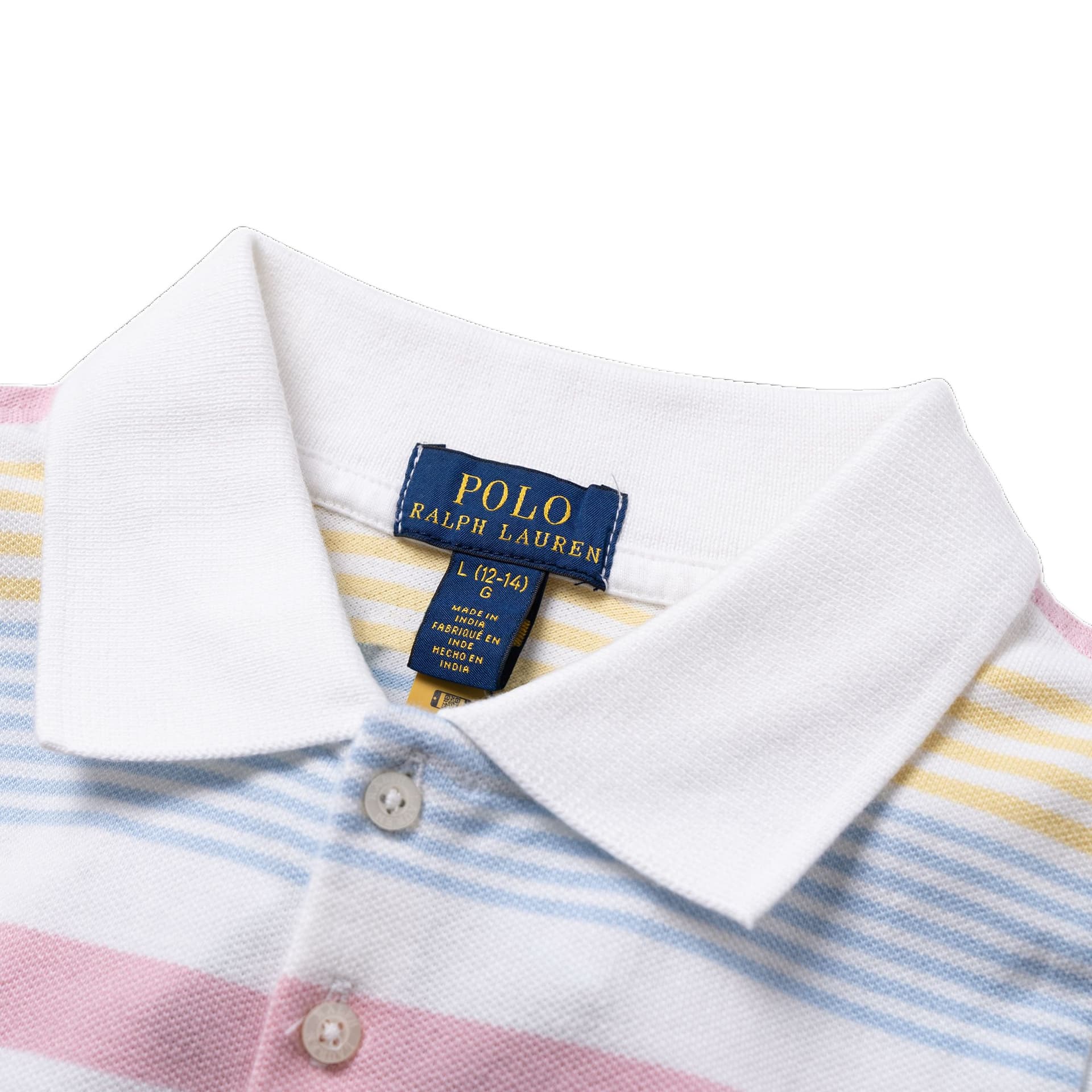 Платье Polo Ralph Lauren SS25 Розово-белое для подростков - изображение 5