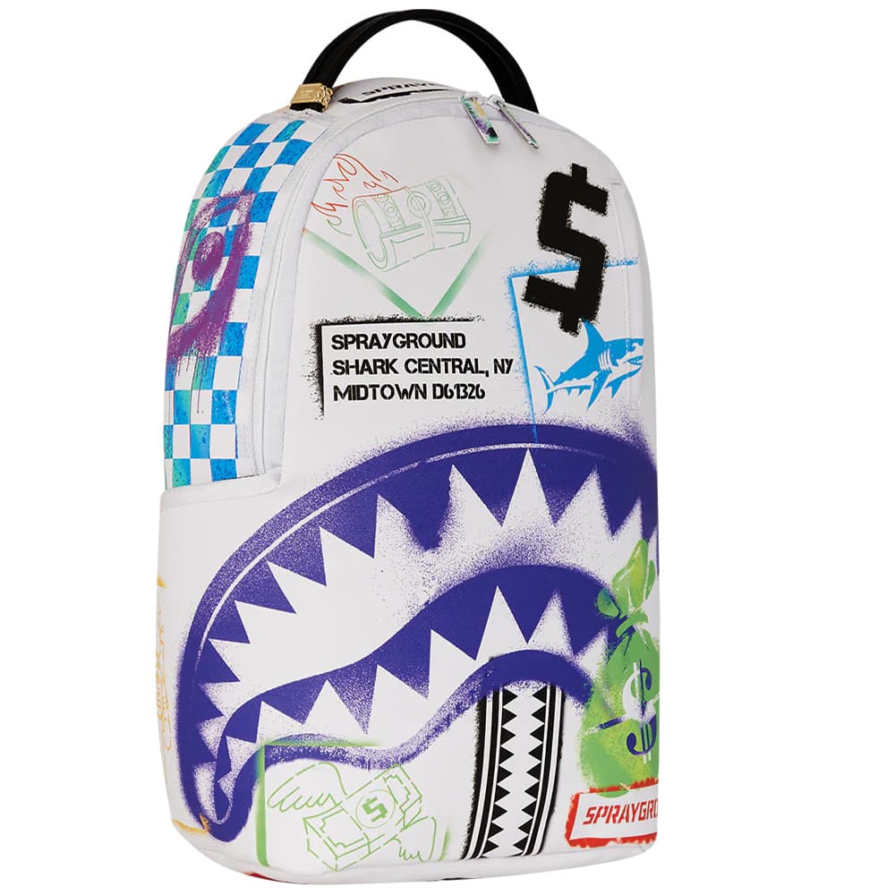 Рюкзак SPRAYGROUND PVC Рюкзак Унисекс Натуральный белый - изображение 2