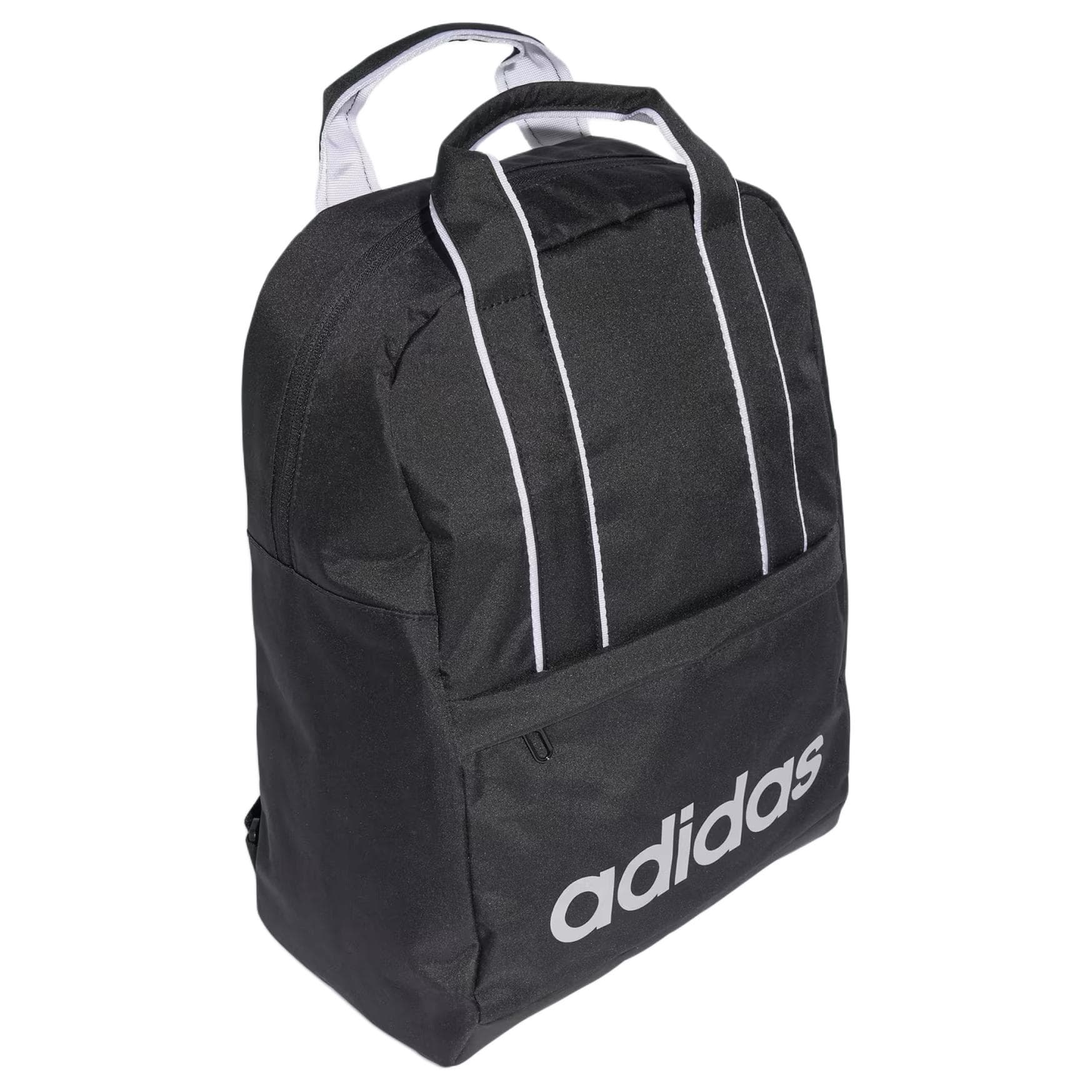 Рюкзак Adidas Essentials Переработанный полиэстер Рюкзак Стандартный (Standard) Женский Черный и Серебряный Металл - изображение 2