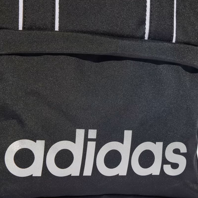 Рюкзак Adidas Essentials Переработанный полиэстер Рюкзак Стандартный (Standard) Женский Черный и Серебряный Металл - изображение 4
