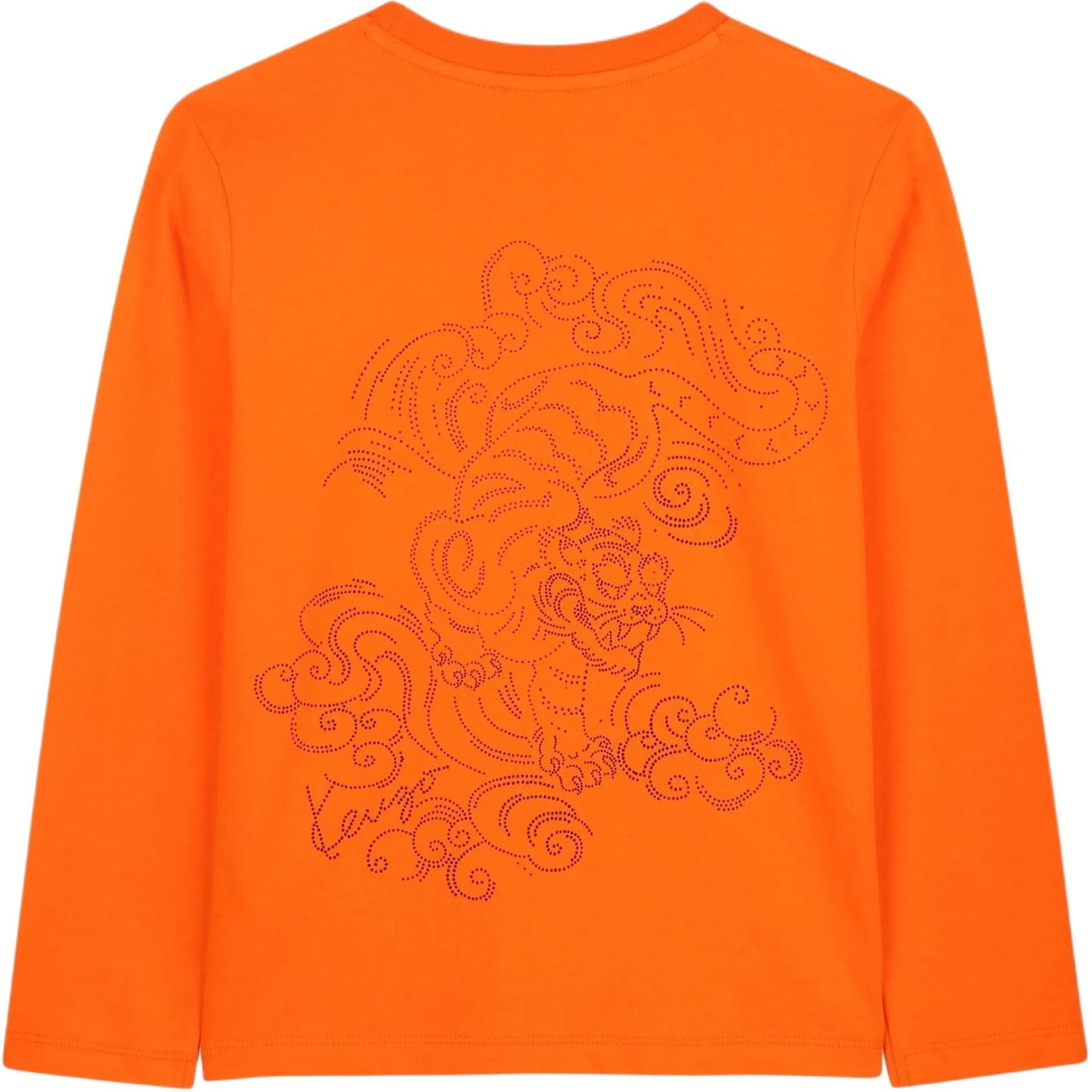 Футболка KENZO Ярко-оранжевые Kids T-рубашки - изображение 2