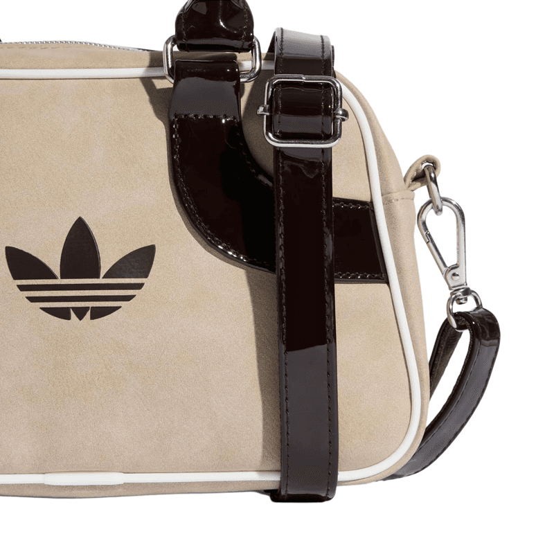Сумка Adidas Originals Полиуретановая сумка для боулинга мини-версия женская коричневая - изображение 4
