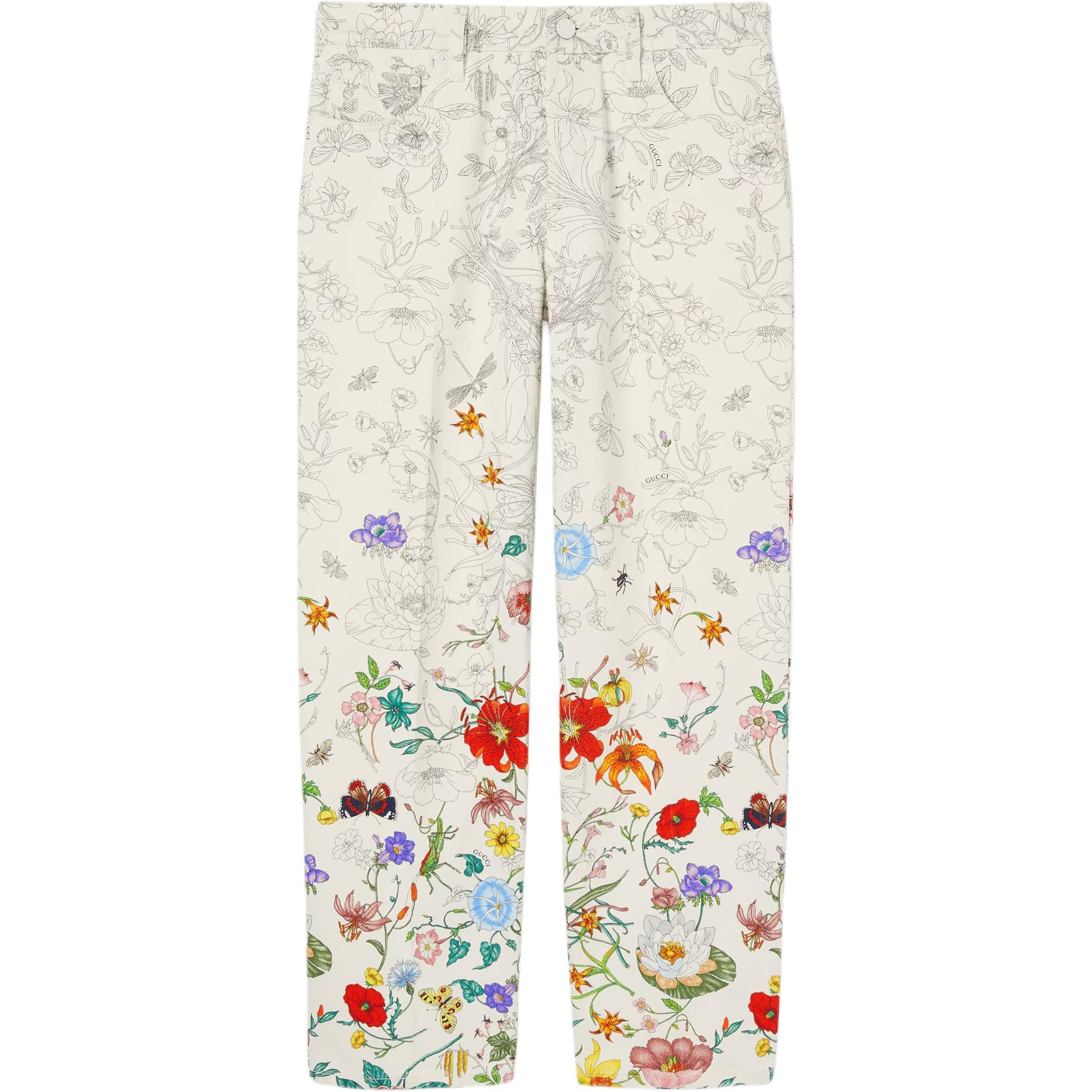 Джинсы GUCCI Белые Женские Джинсы - изображение 1