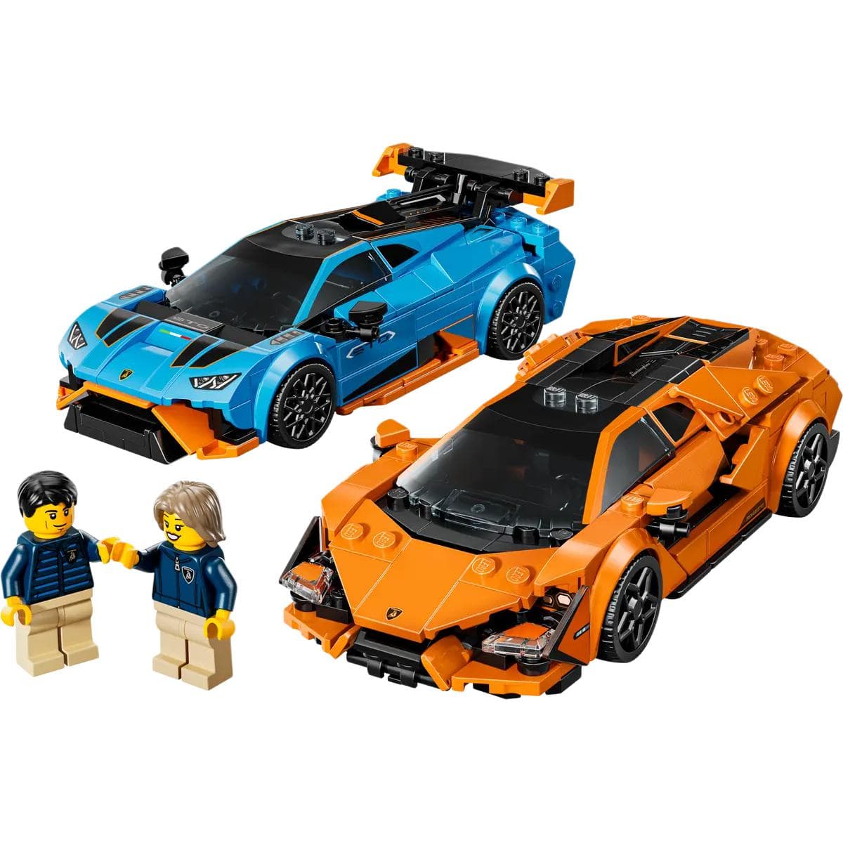 Конструктор LEGO Super Racer Lamborghini Revuelto и Huracán STO Сборный конструктор 607 шт. 77238 - изображение 2