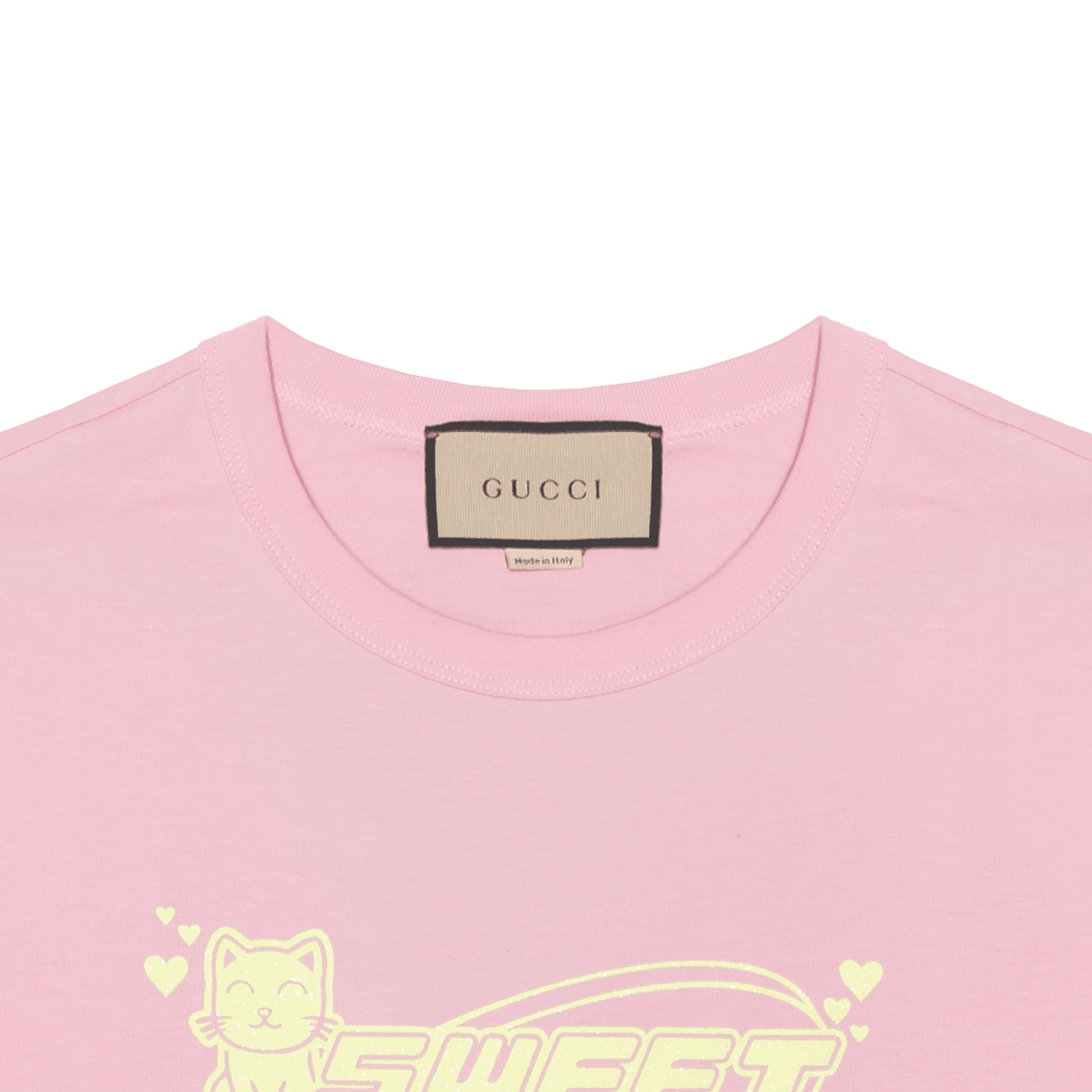 Футболка Gucci T-Shirt Pink - изображение 10