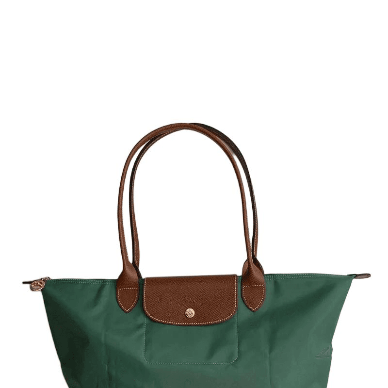 Мини-сумка Longchamp Le Pliage Original Tote Large Green Brown - изображение 2
