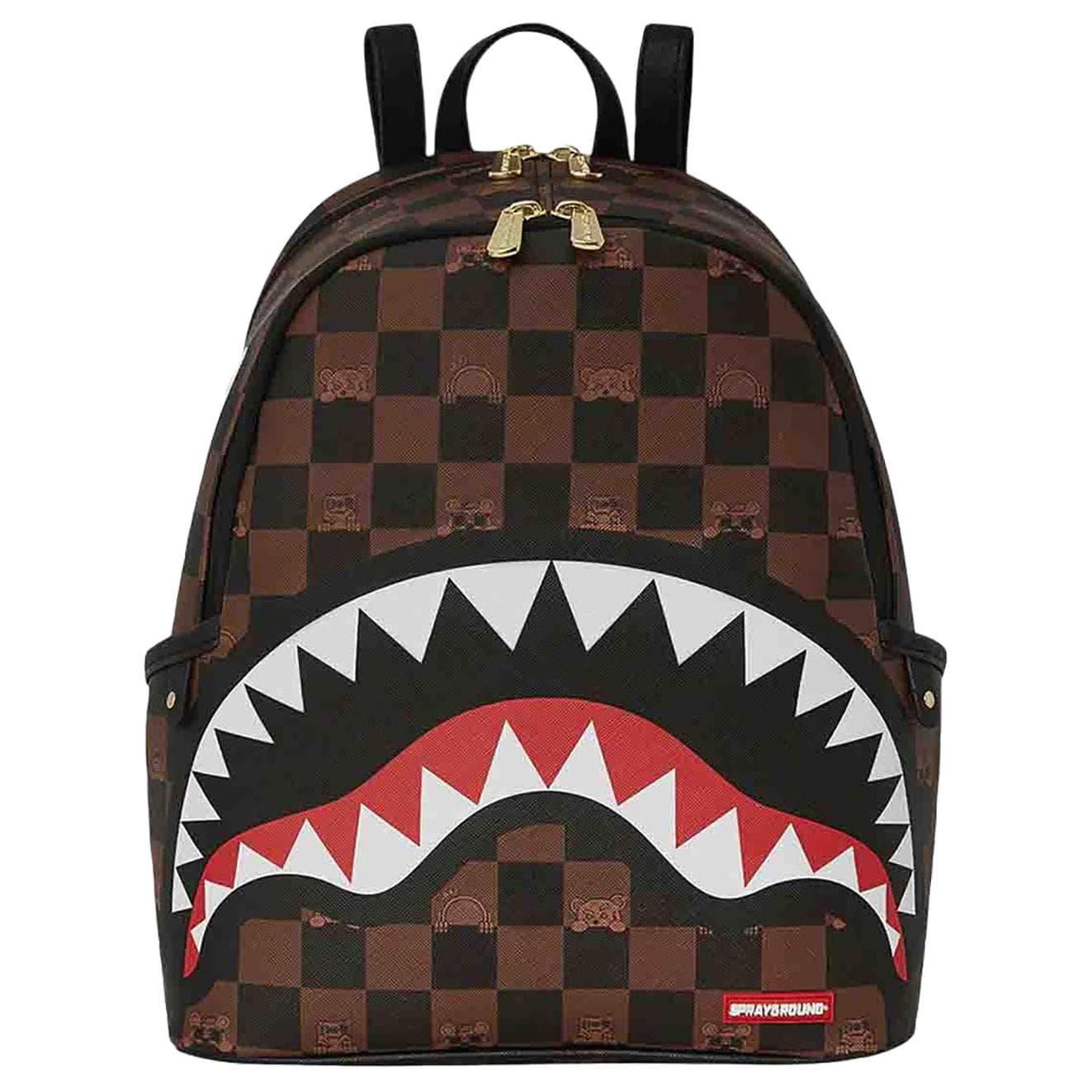 Рюкзак SPRAYGROUND Модный тренд ПВХ (поливинилхлорид) Рюкзак Унисекс Коричневый - изображение 1