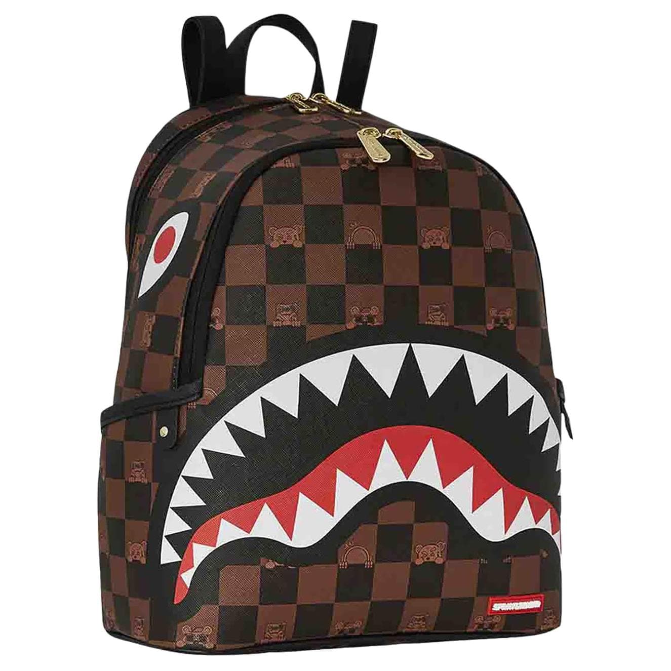 Рюкзак SPRAYGROUND Модный тренд ПВХ (поливинилхлорид) Рюкзак Унисекс Коричневый - изображение 2