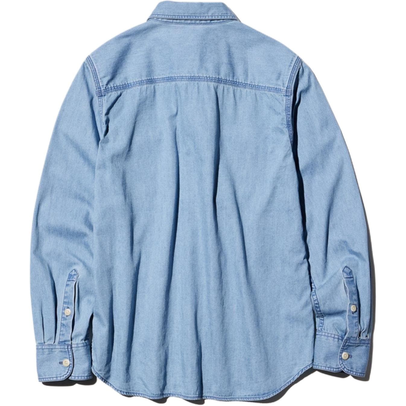 Блузка UNIQLO Розовый/синий Женские Рубашки - изображение 2