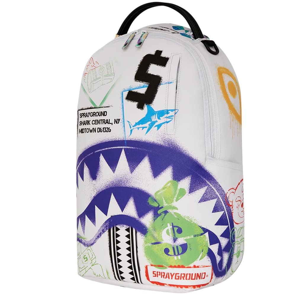 Рюкзак SPRAYGROUND PVC Рюкзак Унисекс Натуральный белый - изображение 4