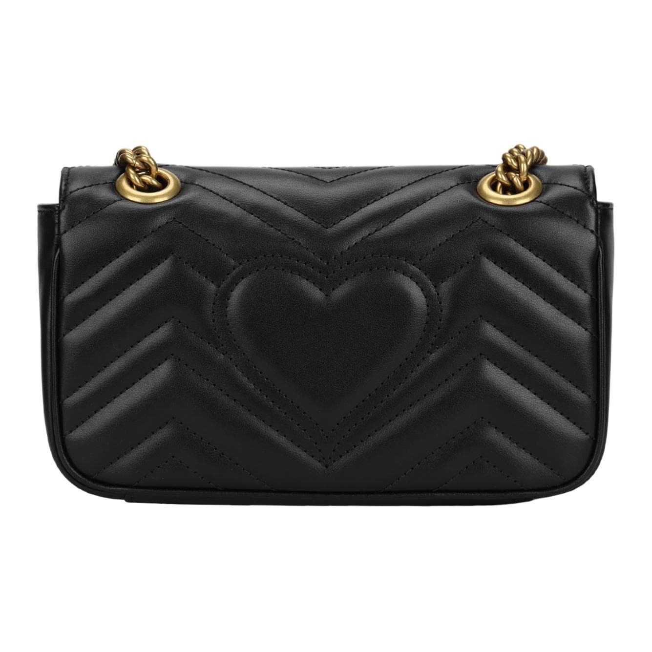 Сумка через плечо Gucci GG Marmont Mini Black - изображение 3