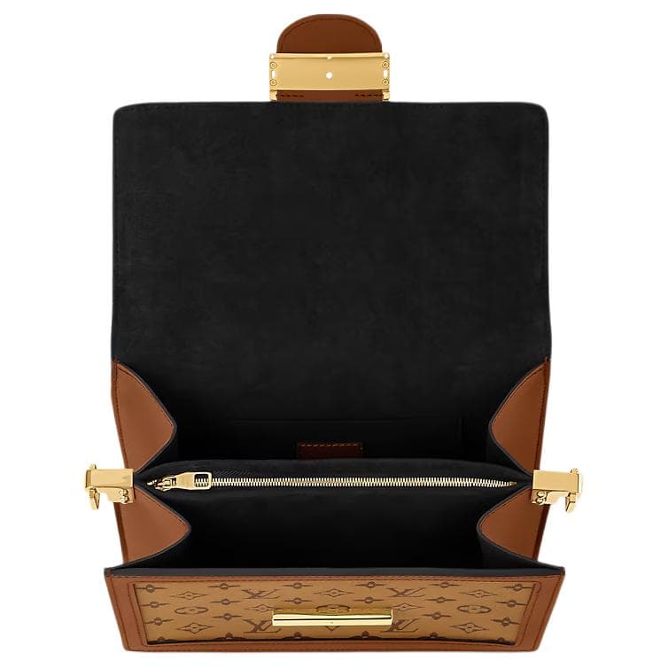 Мини-сумка Louis Vuitton Dauphine MM Brown - изображение 4