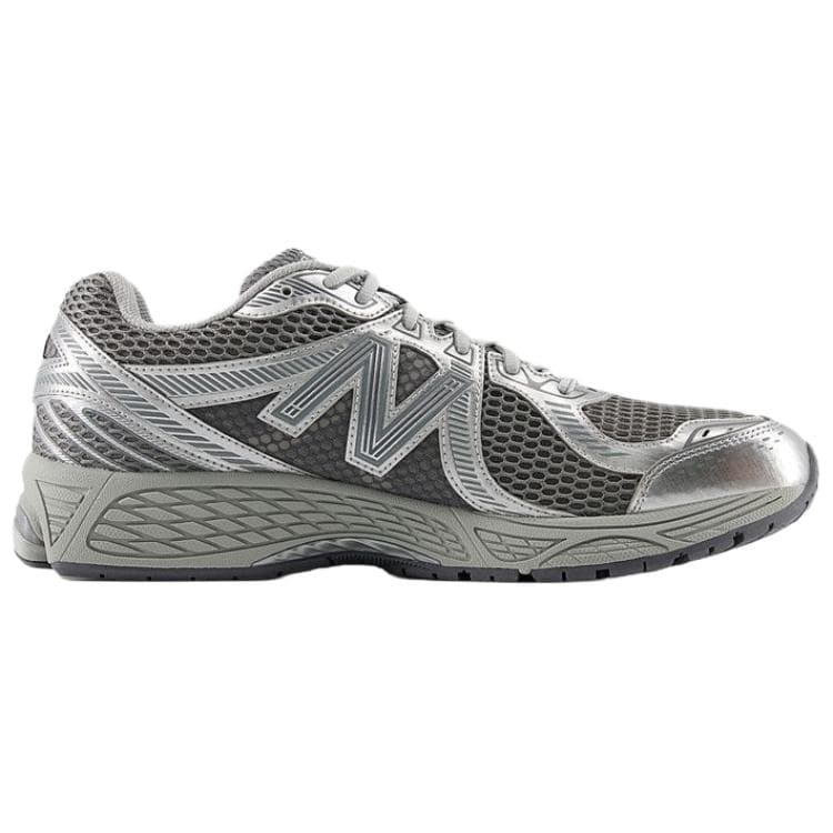 Кроссовки New Balance 860 Износостойкий Дышащий Низкий Верх Повседневная Обувь Унисекс Серый Серебряный - изображение 2