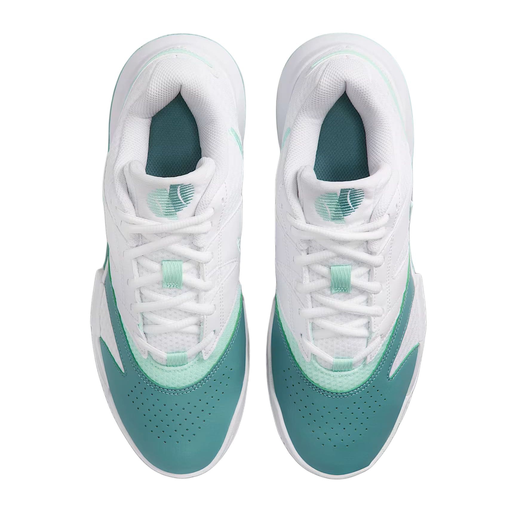 Кроссовки для тенниса Nike Court Lite 4 Устойчивые к истиранию низкие теннисные кроссовки для женщин белые и зеленые - изображение 3