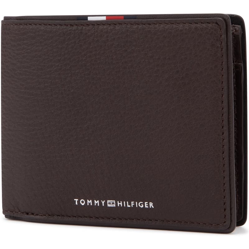 Кошелек Tommy Hilfiger Кошелек из коровьей кожи Мужской Черный Коричневый - изображение 7