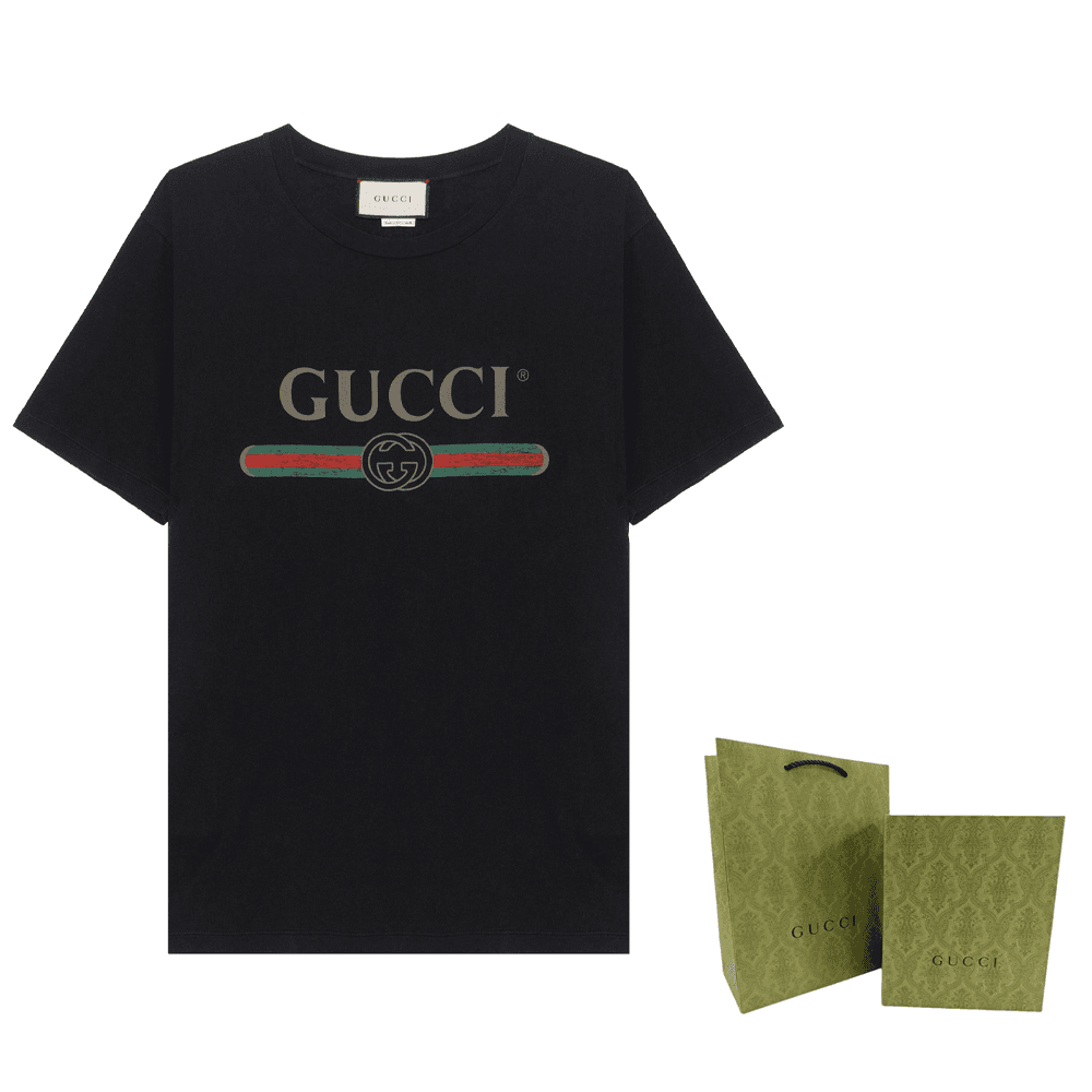Футболка GUCCI Logo Print T-Shirt - изображение 9
