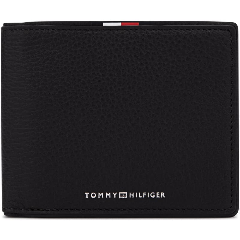 Кошелек Tommy Hilfiger Кошелек из коровьей кожи Мужской Черный Коричневый - изображение 1
