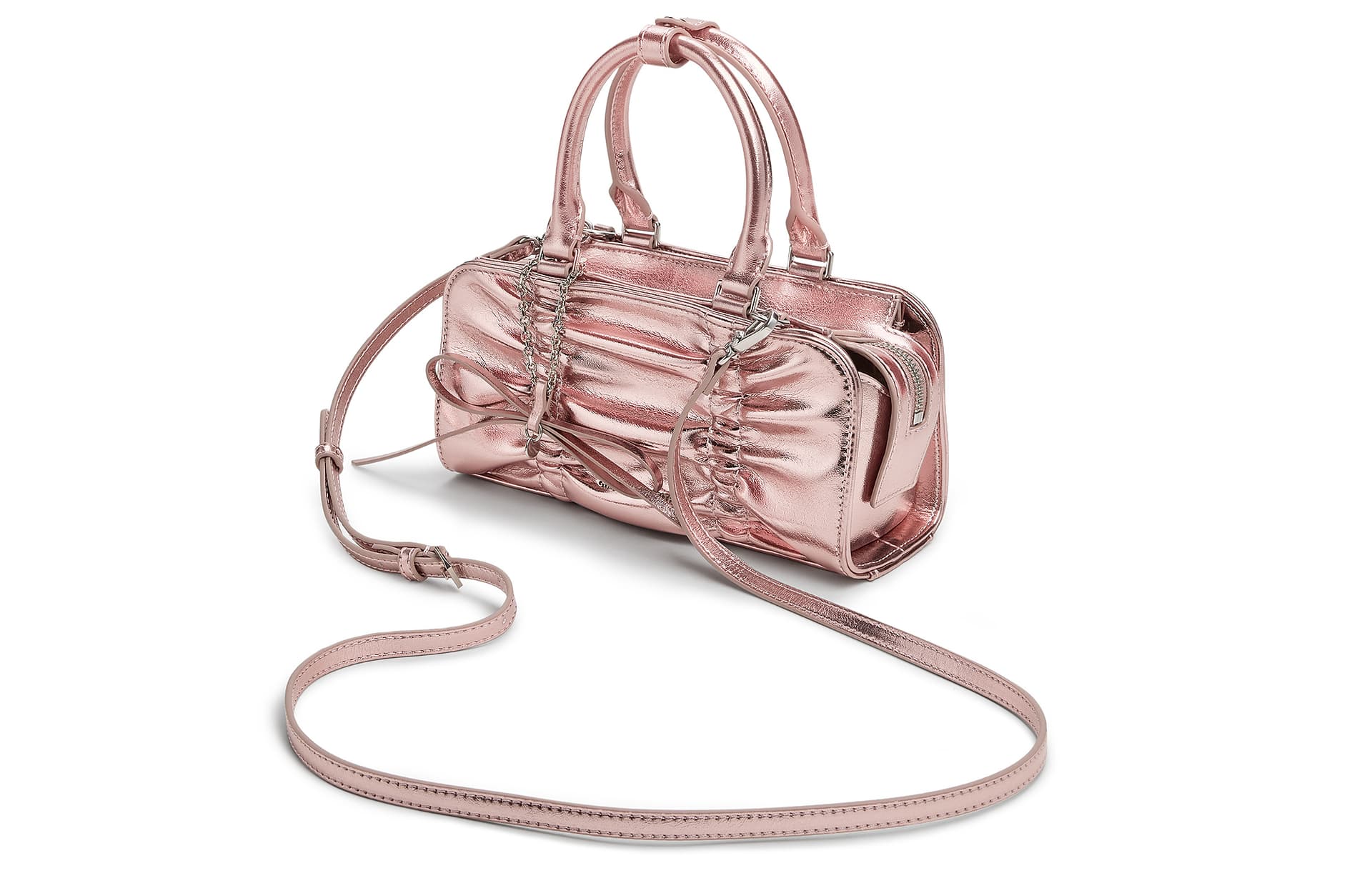 Сумка CHARLES KEITH ПУ (полиуретан) Сумки Маленький Женские Многоцветный - изображение 3