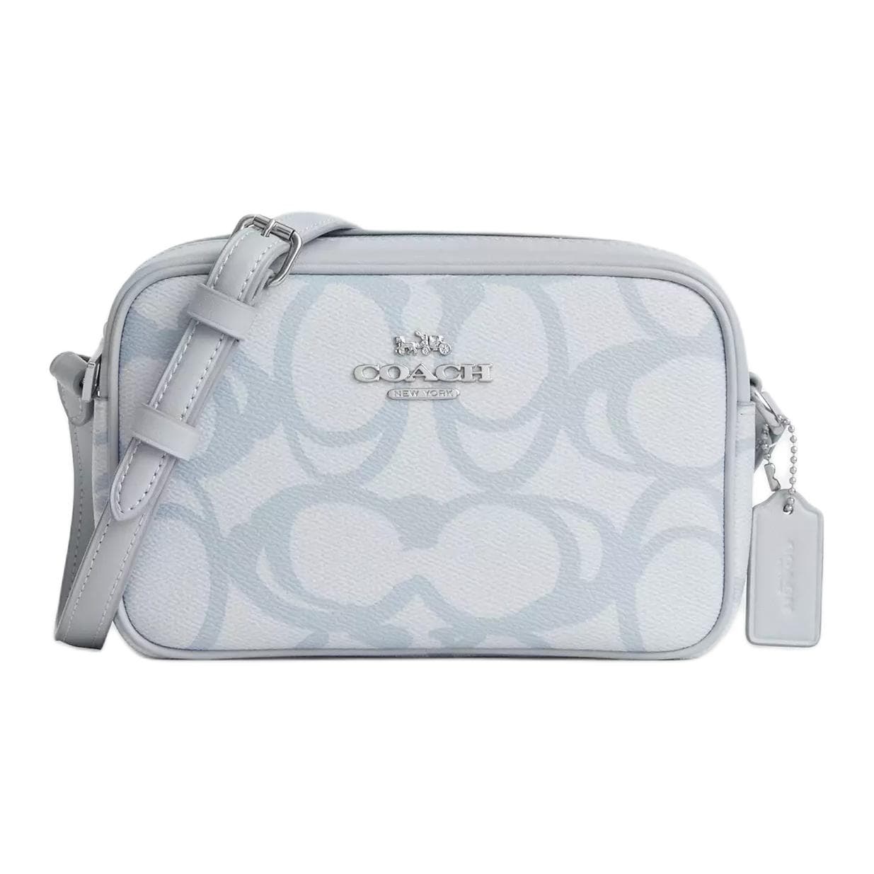 Сумка через плечо Coach Jamie 19 Sketch Signature Mini Shoulder Bag Ice Blue - изображение 1