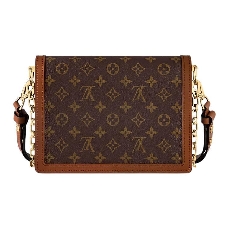 Мини-сумка Louis Vuitton Dauphine MM Brown - изображение 3