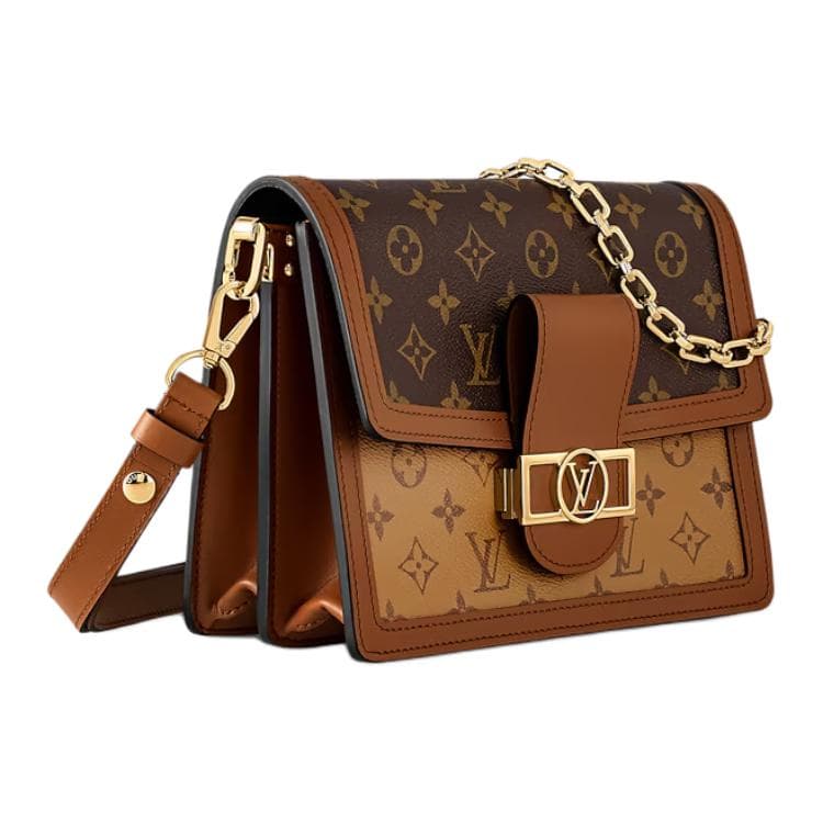 Мини-сумка Louis Vuitton Dauphine MM Brown - изображение 2