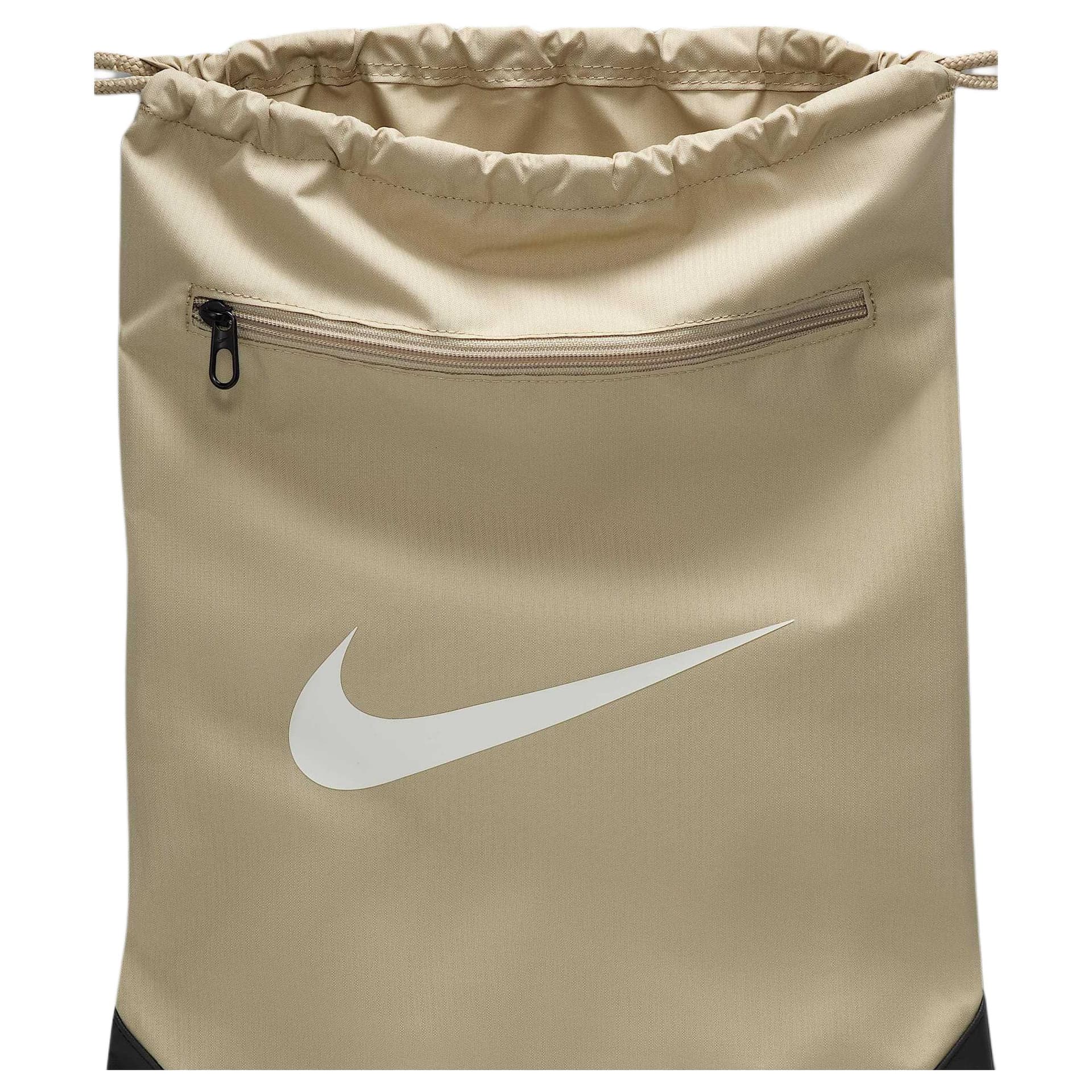 Рюкзак Nike Brasilia Ткань Рюкзак Унисекс Пустынный хаки Черный Парусный белый - изображение 4