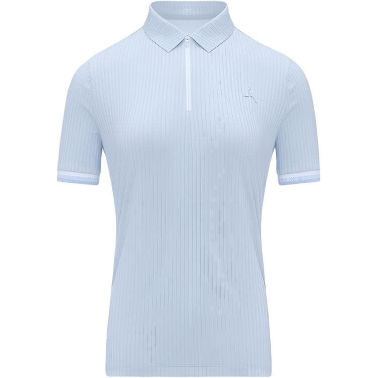 LI-NING 1990 Golf Collection Универсальный дышащий поло с воротником и коротким рукавом для женщин - изображение 1