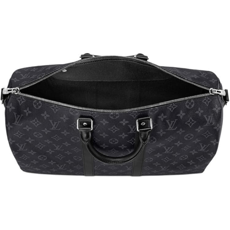 Louis Vuitton Keepall 45 Black Grey - изображение 4