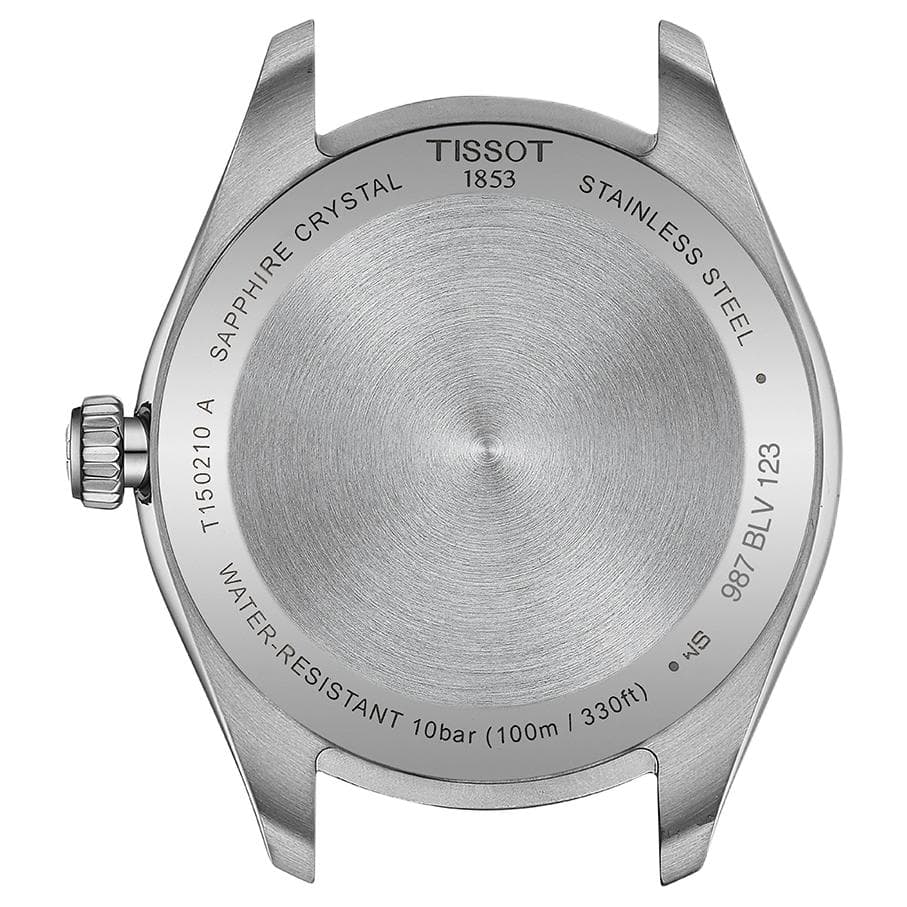 Часы Tissot PR100 Кварцевый механизм женские часы 34 мм синий циферблат корпус из нержавеющей стали - изображение 5