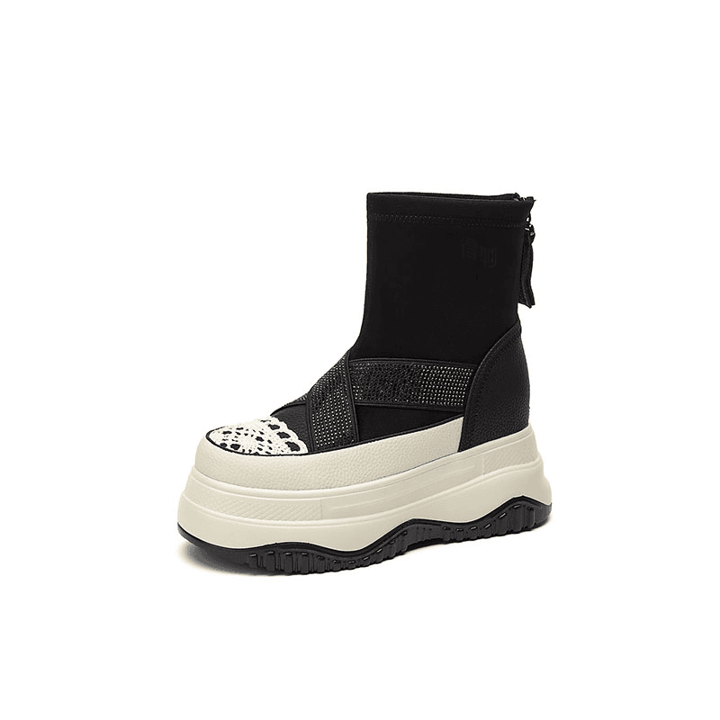Сапоги DAPHNE PU Fabric Ankle Boots - изображение 2