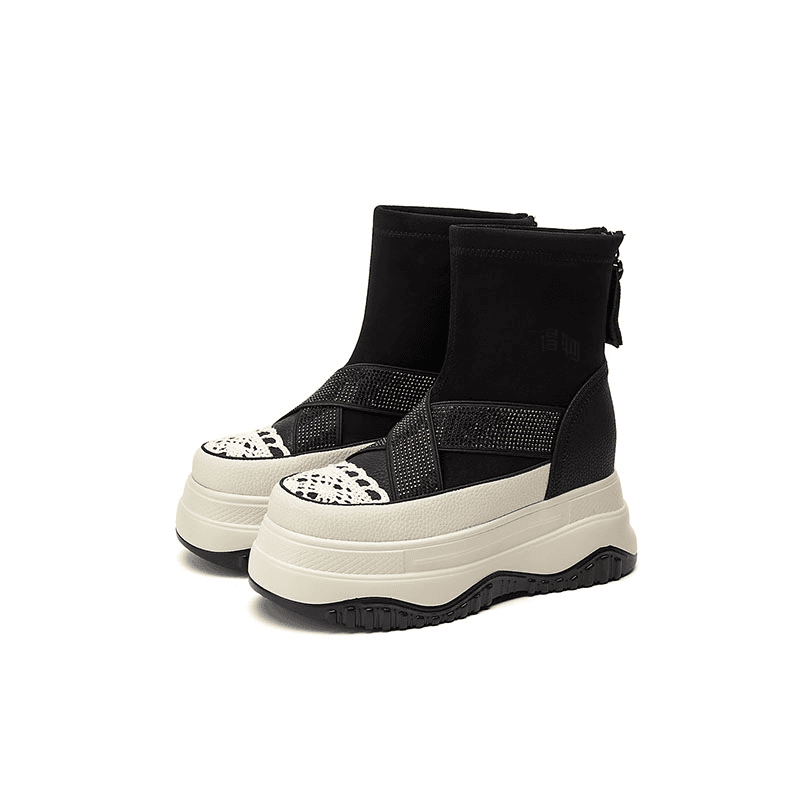 Сапоги DAPHNE PU Fabric Ankle Boots - изображение 3