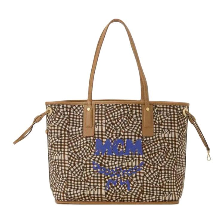 Мини-сумка MCM Liz Visetos Tote Bag Medium Cognac - изображение 6