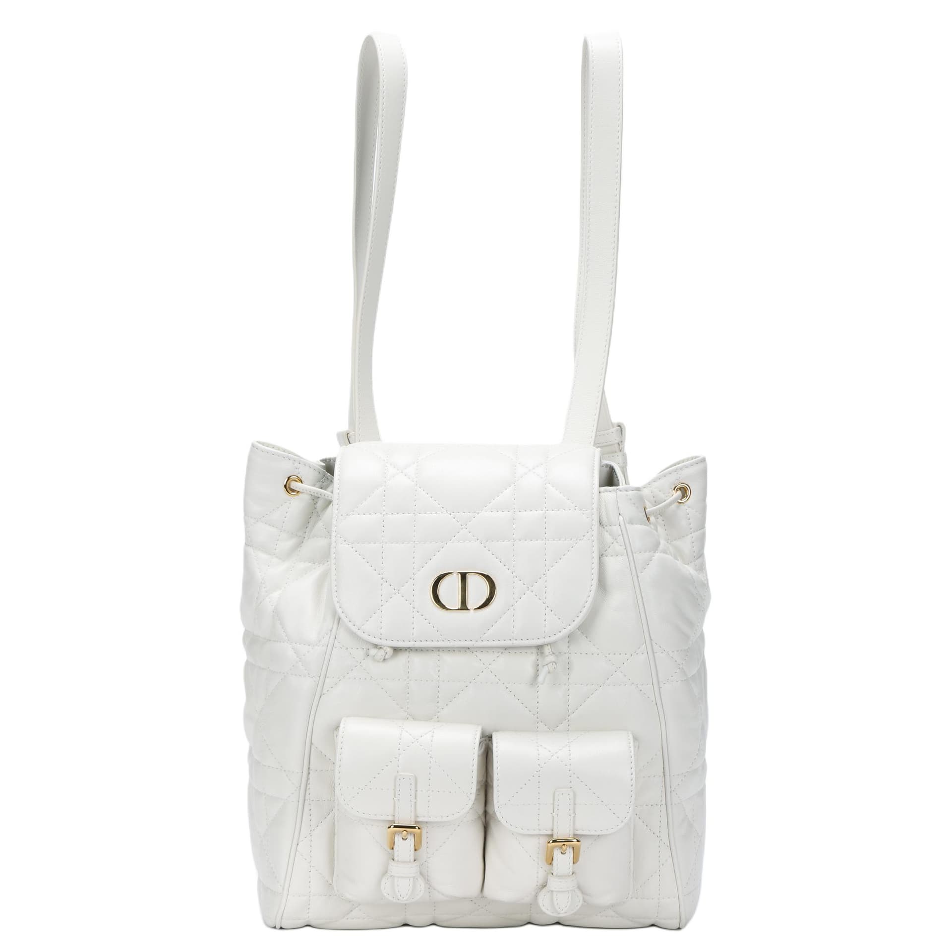Рюкзак Dior Caro Backpack White - изображение 4