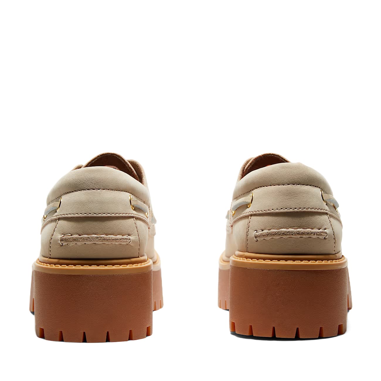 Timberland Stone Street Кожаные Топсайдеры Женские Бежевые - изображение 5