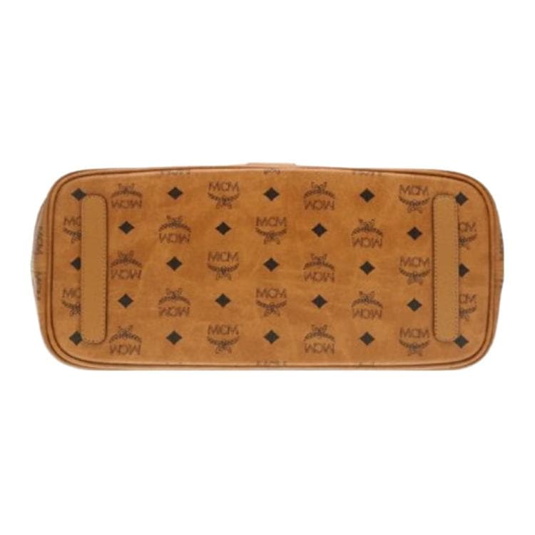 Мини-сумка MCM Liz Visetos Tote Bag Medium Cognac - изображение 7