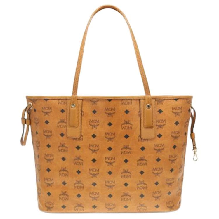 Мини-сумка MCM Liz Visetos Tote Bag Medium Cognac - изображение 4